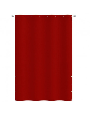Paravento per Balcone Rosso 160x240 cm in Tessuto Oxford