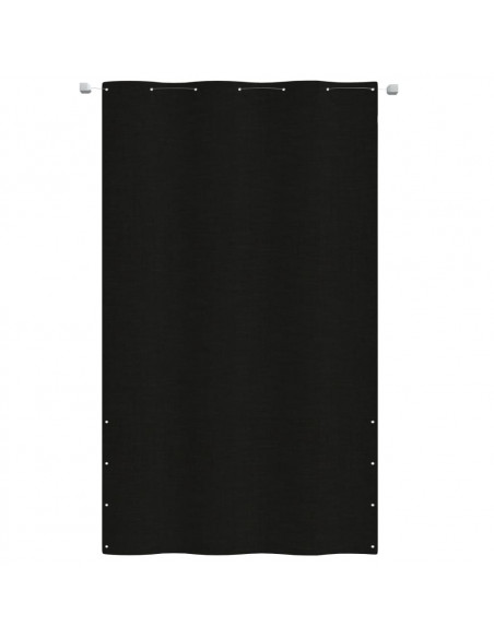 Paravento per Balcone Nero 140x240 cm in Tessuto Oxford