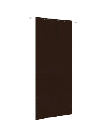 Paravento per Balcone Marrone 120x240 cm in Tessuto Oxford