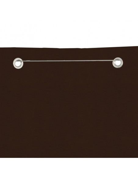 Paravento per Balcone Marrone 120x240 cm in Tessuto Oxford