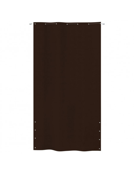 Paravento per Balcone Marrone 140x240 cm in Tessuto Oxford