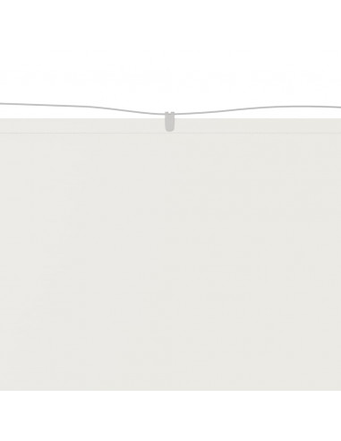 Paravento Verticale Bianco 180x800 cm Tessuto Oxford