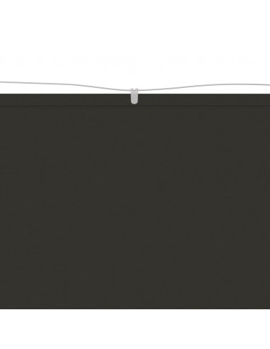 Paravento Verticale Antracite 180x1200 cm Tessuto Oxford