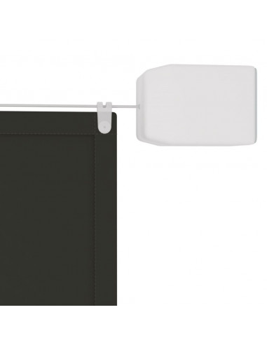 Paravento Verticale Antracite 180x1200 cm Tessuto Oxford