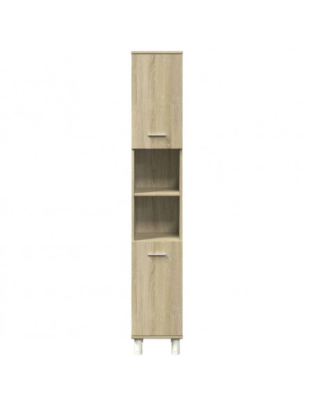 Mobile da Bagno Rovere Sonoma 30,5x30x179cm in Truciolato
