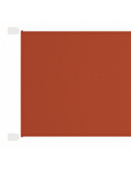 Paravento Verticale Terracotta 100x1000 cm in Tessuto Oxford