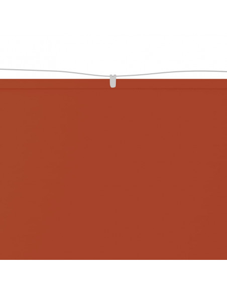 Paravento Verticale Terracotta 100x1200 cm in Tessuto Oxford