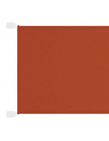 Paravento Verticale Terracotta 140x600 cm in Tessuto Oxford
