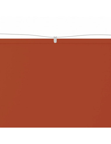 Paravento Verticale Terracotta 140x600 cm in Tessuto Oxford