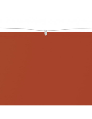 Paravento Verticale Terracotta 140x800 cm in Tessuto Oxford