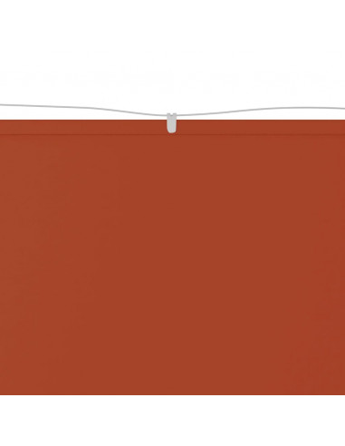 Paravento Verticale Terracotta 180x600 cm in Tessuto Oxford