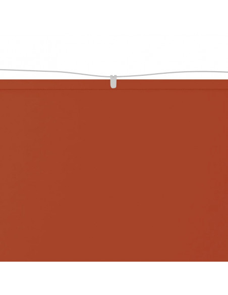 Paravento Verticale Terracotta 180x600 cm in Tessuto Oxford