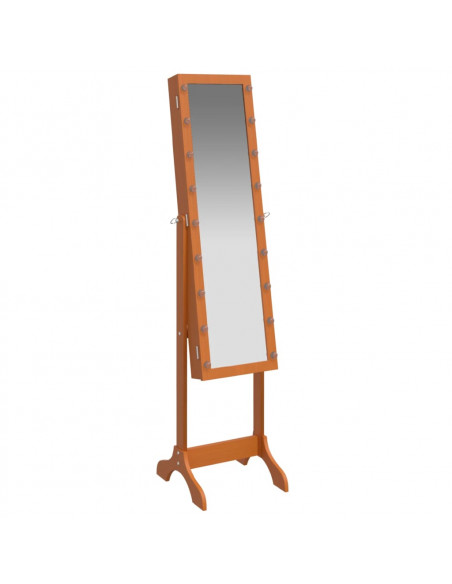 Specchio Autoportante con LED 34x37x146 cm