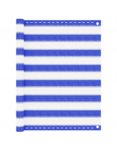 Paravento da Balcone Blu e Bianco 90x300 cm in HDPE 2