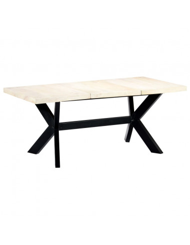 Tavolo da Pranzo 180x90x75 cm in Legno Massello di Mango