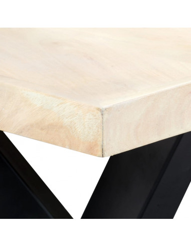 Tavolo da Pranzo 180x90x75 cm in Legno Massello di Mango