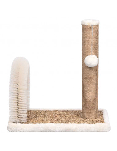 Albero per Gatti con Spazzola ad Arco e Palo Tiragraffi