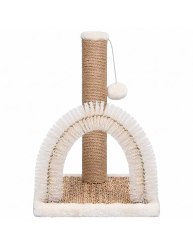 Albero per Gatti con Spazzola ad Arco e Palo Tiragraffi