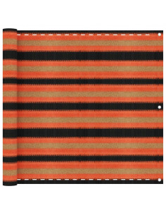 Paravento da Balcone Multicolore 90x300 cm in HDPE 2