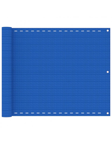 Paravento da Balcone Blu 75x500 cm in HDPE