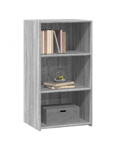 Credenza Grigio Sonoma 50x41x93 cm in Legno Multistrato