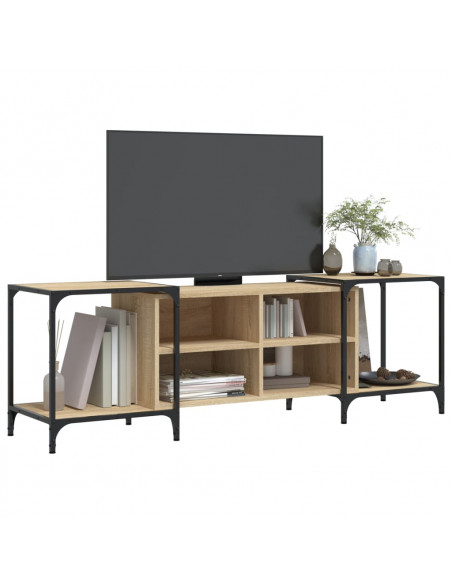 Mobile Porta TV Rovere Sonoma 155x37x50 cm in Legno Multistrato