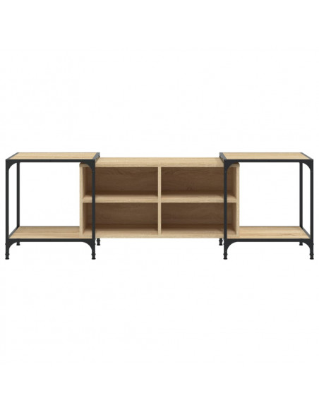 Mobile Porta TV Rovere Sonoma 155x37x50 cm in Legno Multistrato