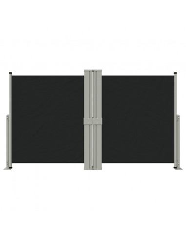 Tenda da Sole Laterale Retrattile Nera 140x1200 cm