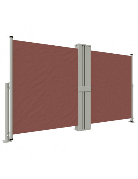 Tenda Laterale Retrattile Marrone 140x1200 cm