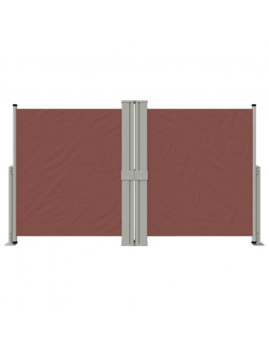 Tenda Laterale Retrattile Marrone 140x1200 cm