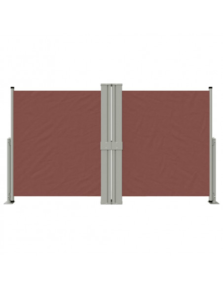 Tenda Laterale Retrattile Marrone 140x1200 cm