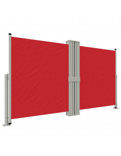 Tenda Laterale Retrattile Rossa 140x1200 cm 2