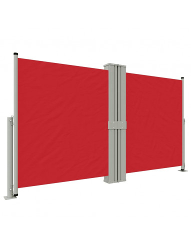 Tenda Laterale Retrattile Rossa 140x1200 cm