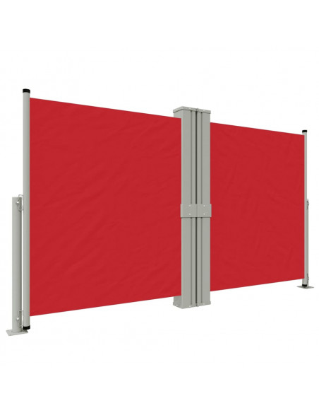 Tenda Laterale Retrattile Rossa 140x1200 cm