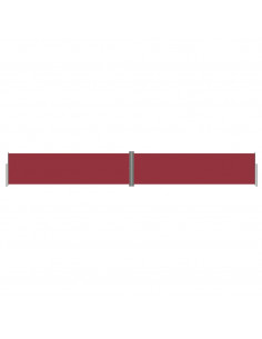 Tenda Laterale Retrattile Rossa 140x1000 cm 2