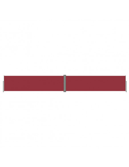 Tenda Laterale Retrattile Rossa 140x1000 cm
