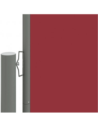 Tenda Laterale Retrattile Rossa 140x1000 cm