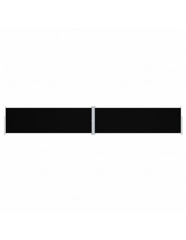 Tenda da Sole Laterale Retrattile Nera 160x1000 cm