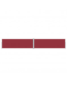 Tenda Laterale Retrattile Rossa 160x1000 cm 2