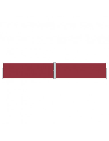 Tenda Laterale Retrattile Rossa 160x1000 cm