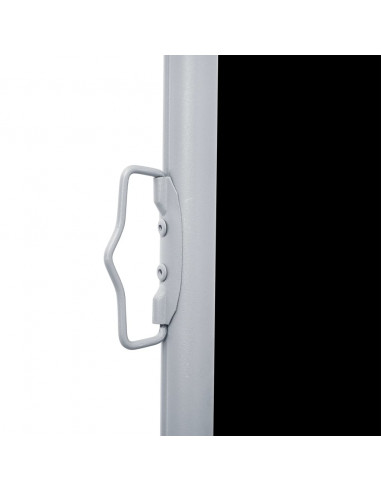 Tenda da Sole Laterale Retrattile Nera 160x600 cm