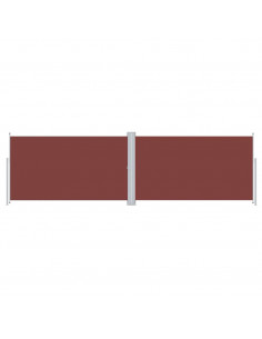 Tenda da Sole Laterale Retrattile Marrone 160x600 cm 2