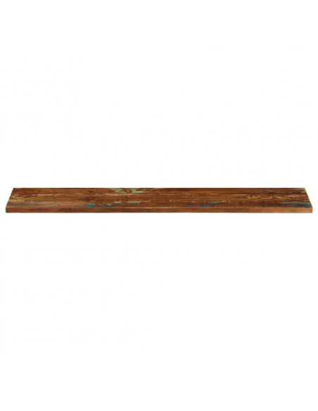Piano Tavolo 140x20x3,8 cm Rettangolare in Massello di Recupero
