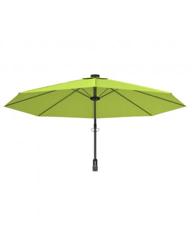 Ombrellone a Parete Verde Mela 290 cm