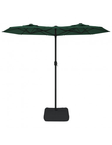 Ombrellone a Doppia Testa Verde 316x145 cm