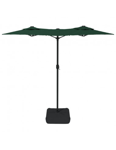 Ombrellone a Doppia Testa con LED Verde 316x240 cm