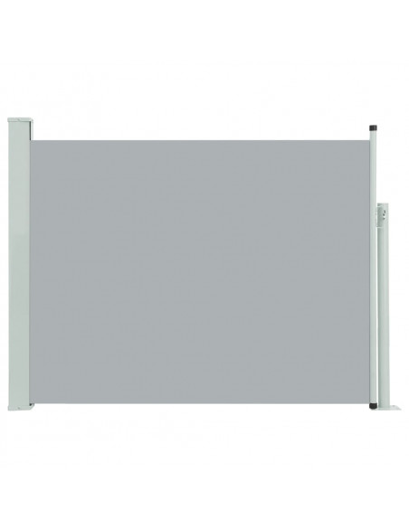 Tenda Laterale Retrattile per Patio 140x500 cm Grigia