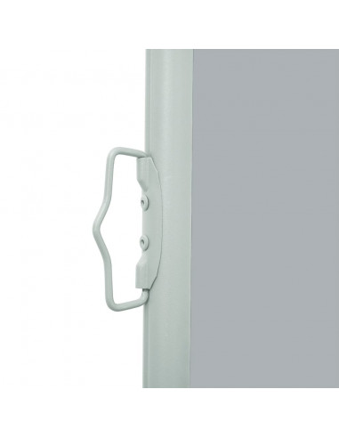 Tenda Laterale Retrattile per Patio 140x500 cm Grigia