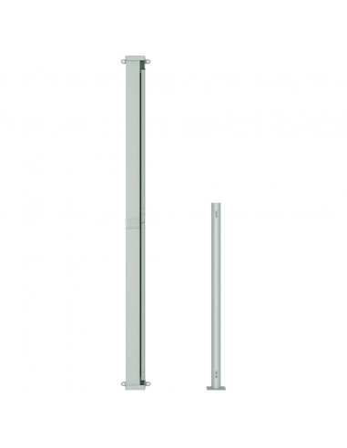 Tenda Laterale Retrattile per Patio 180x500 cm Marrone