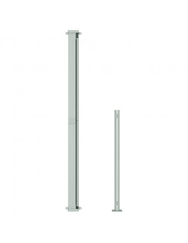 Tenda Laterale Retrattile per Patio 200x500 cm Crema